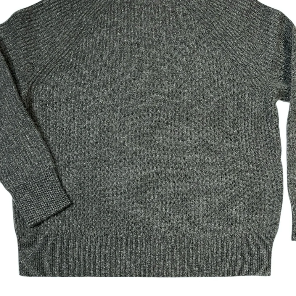 J. Crew Cashmere Ribbed Turtleneck Sweater